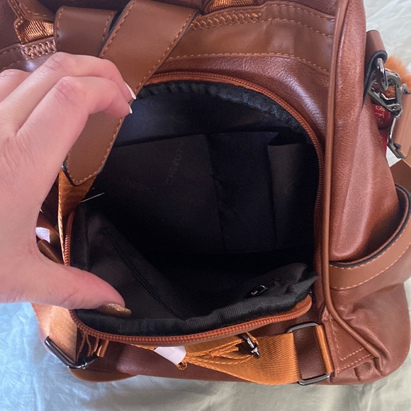 Small Brown Backpack - Picture 3 of 4